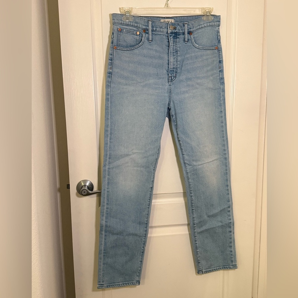 Madewell Light Blue Straight Leg Jeans